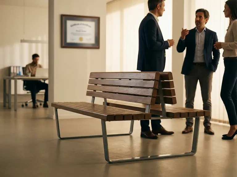 Сертификат на скамейку